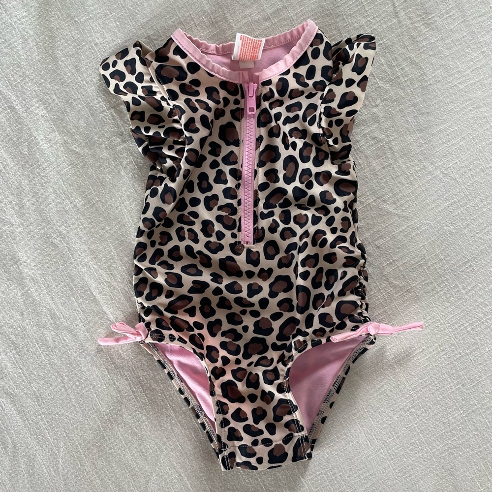 18M Cat & Jack Leopard One Piece Bathing Suit